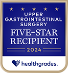 Healthgrades 5 Star Recipient - Upper Gastrointestinal Surgery